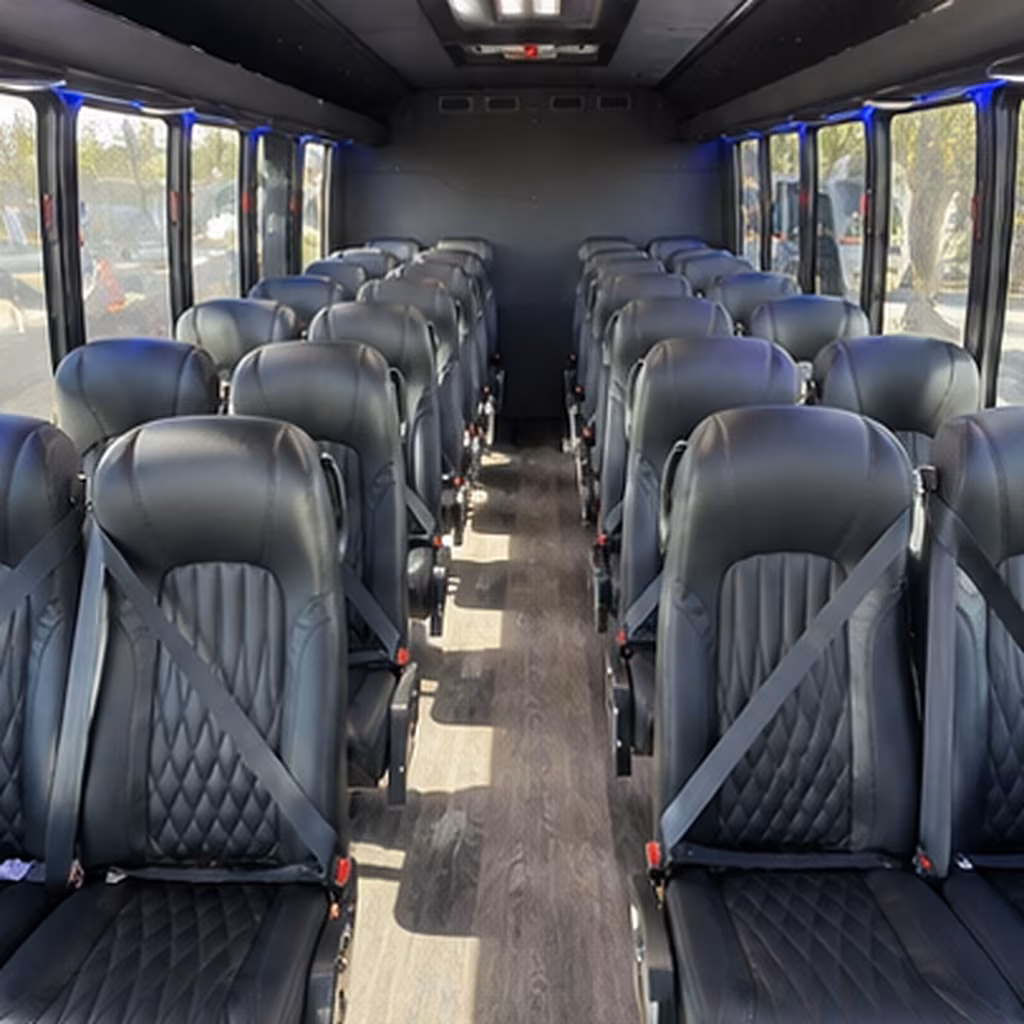 Chattanooga Corporate Transportation party bus interior