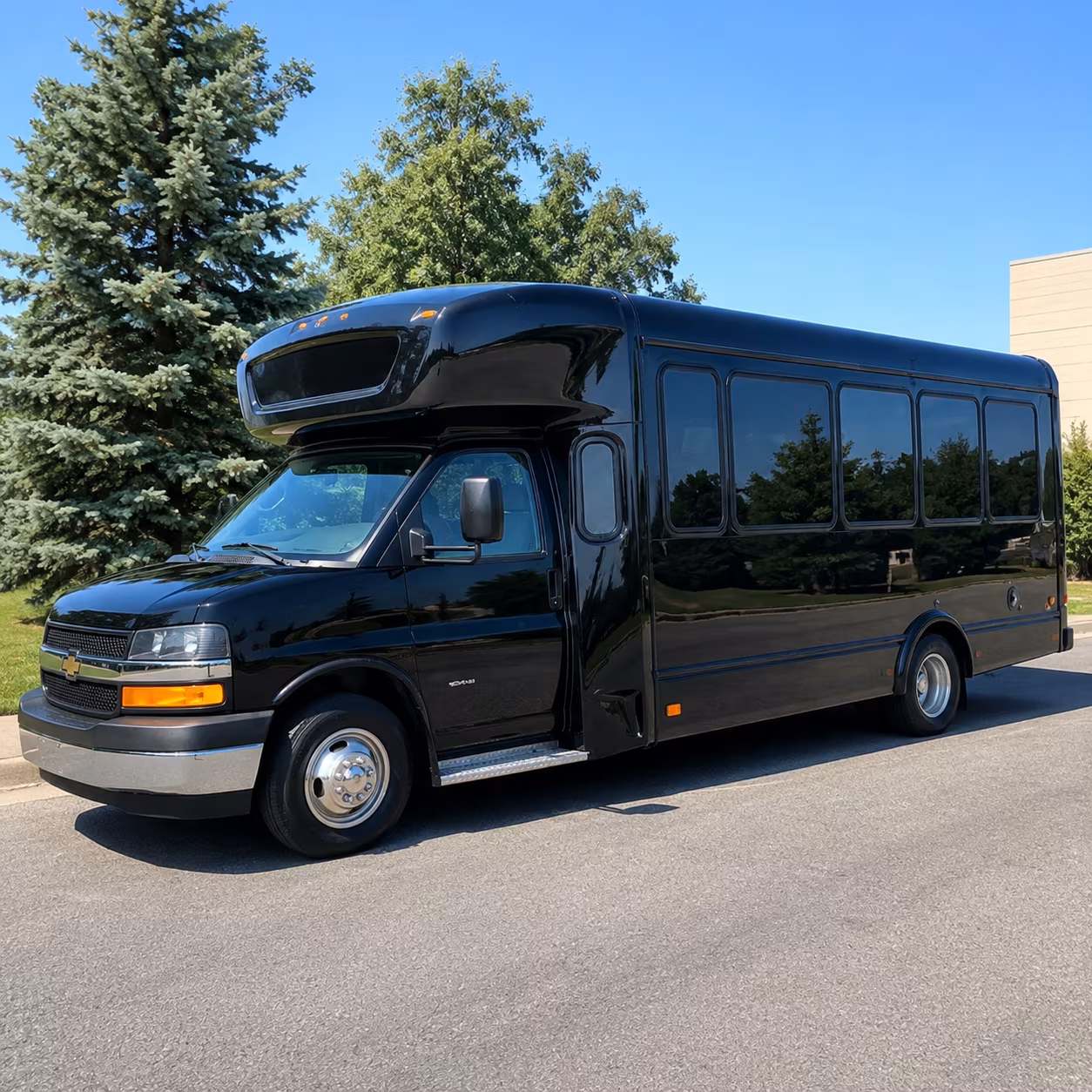 Chattanooga Private Event Transportation party bus exterior