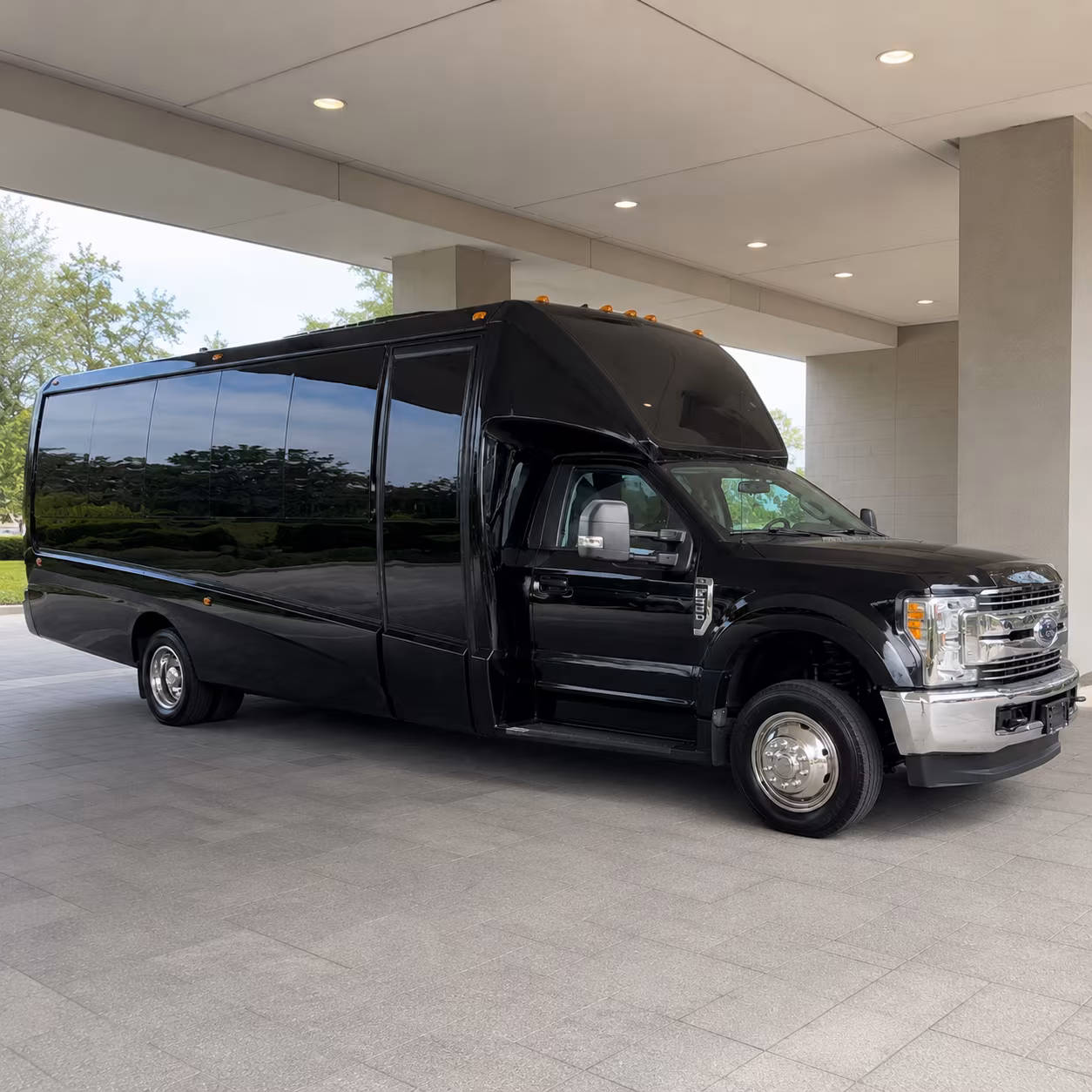 Chattanooga Private Event Transportation party bus exterior