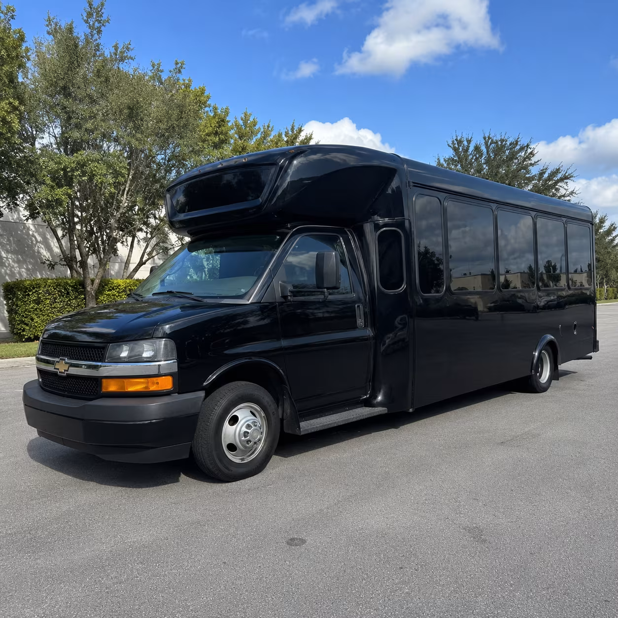 Chattanooga Private Event Transportation party bus exterior