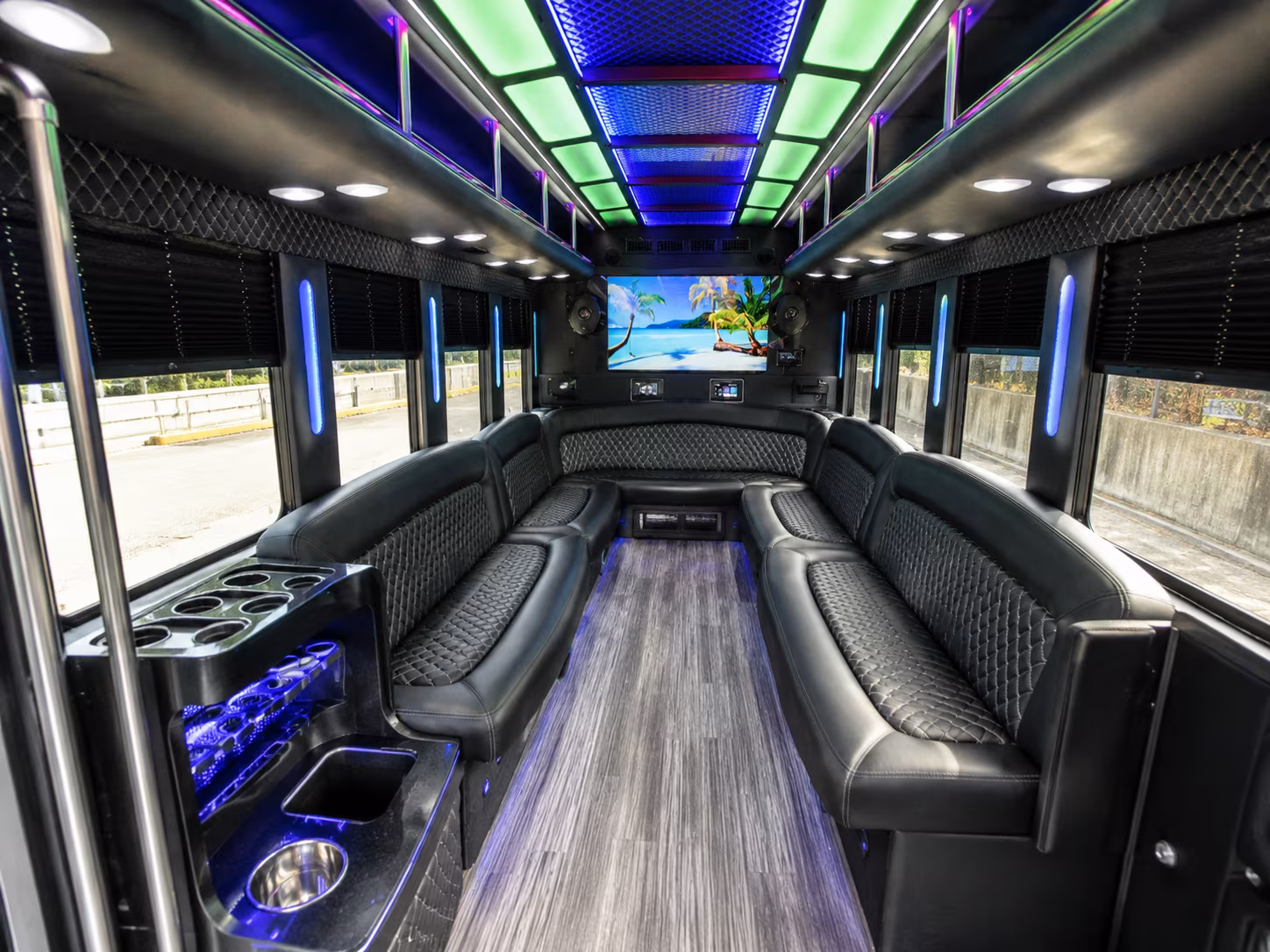 Chattanooga Prom & Homecoming Transportation party bus exterior