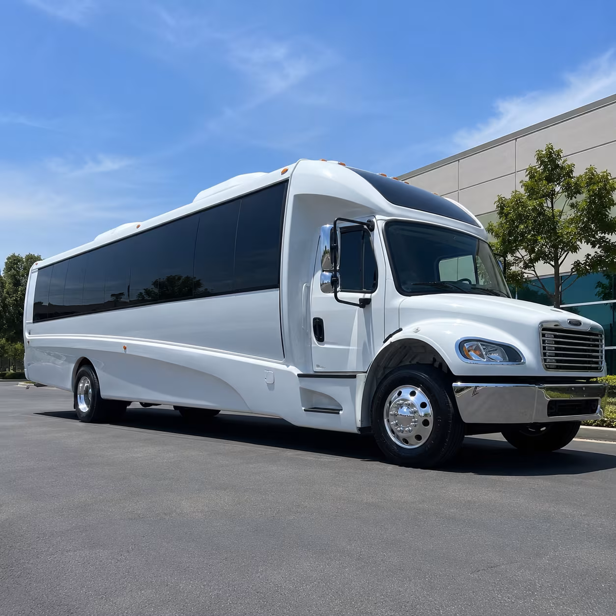 Chattanooga School Event Transportation party bus exterior