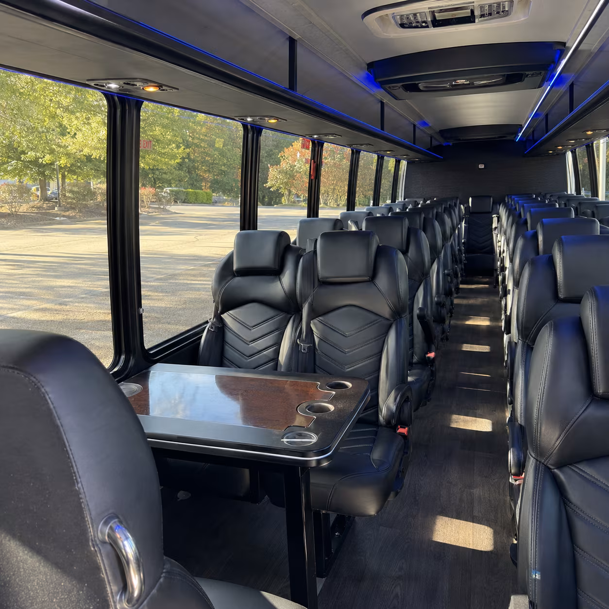 Chattanooga School Event Transportation party bus exterior