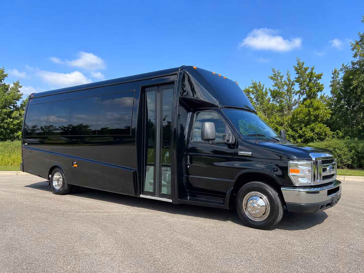 Chattanooga School Event Transportation party bus exterior