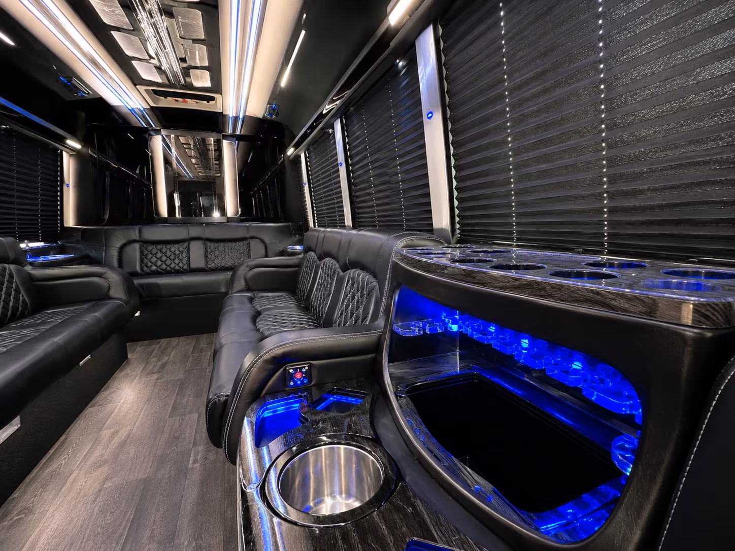 Chattanooga Sporting Event Transportation party bus exterior