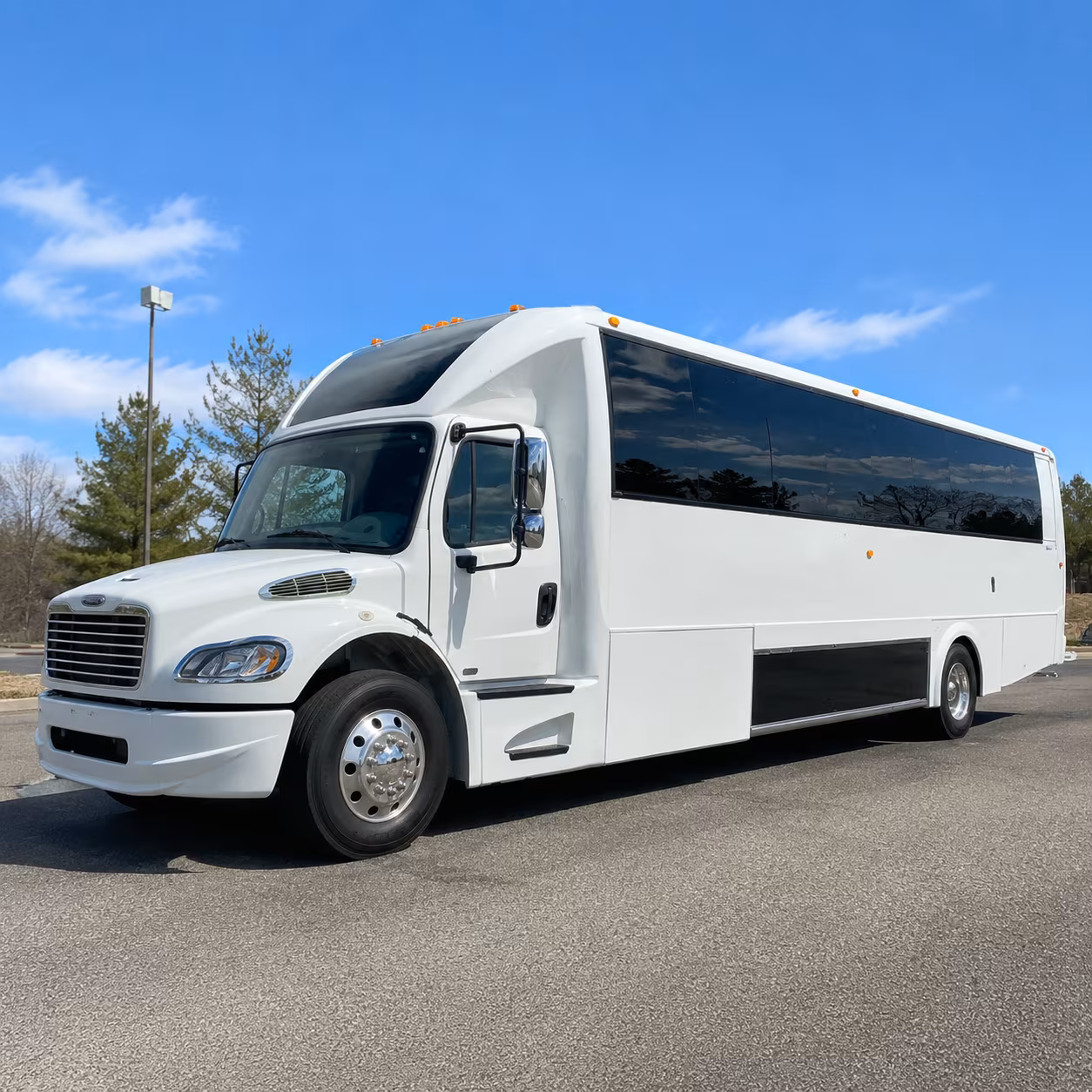 Chattanooga Sporting Event Transportation party bus exterior