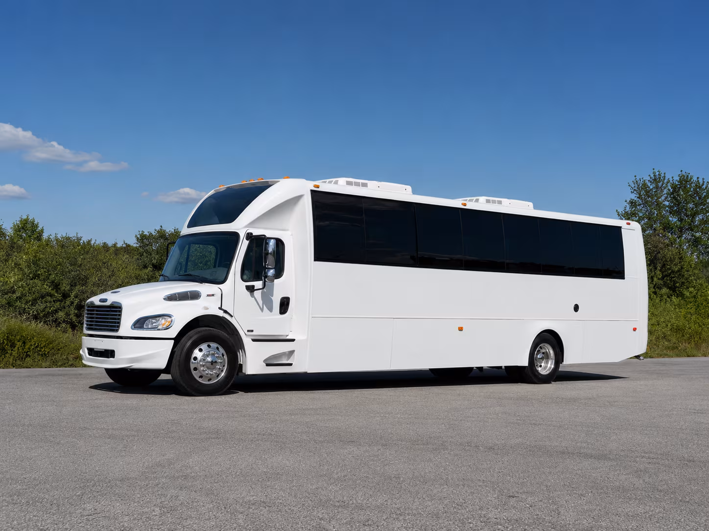 Chattanooga Wedding Transportation party bus exterior